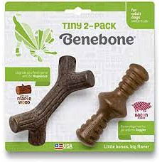 Brinquedo Benebone 2-Pack Maplestick/Zaggler Bacon Tiny